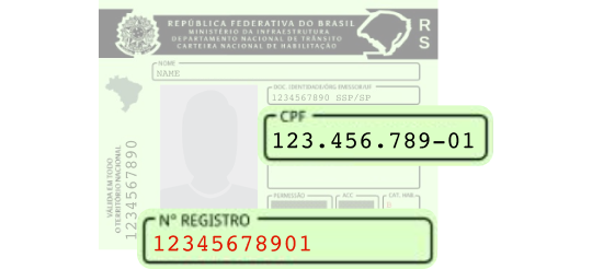 Exemplo de CNH